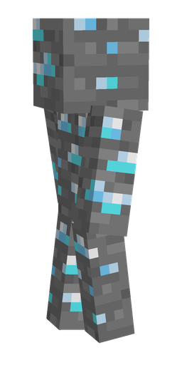 Blue skin: body, left side render
