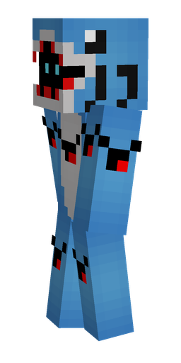 Black skin: body, left side render