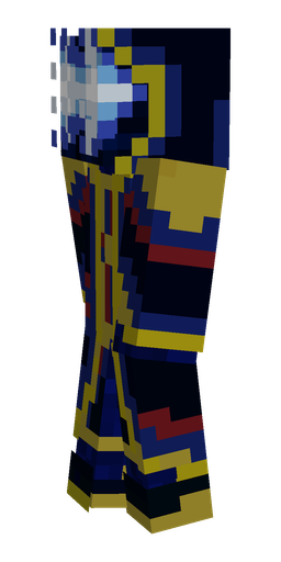 Black skin: body, left side render