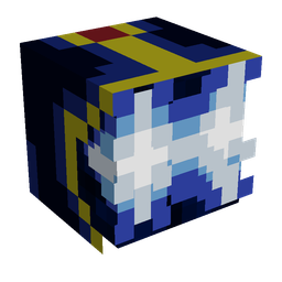 Black skin: head render