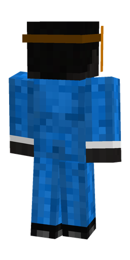 Black skin: body, back render