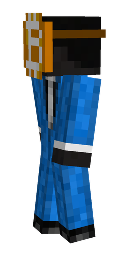 Black skin: body, left side render