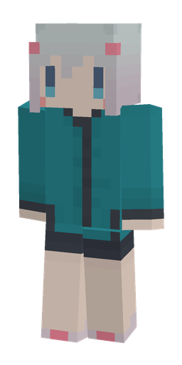 Blue skin: body, front render