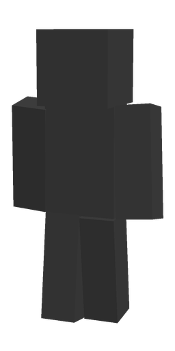 Black skin: body, back render