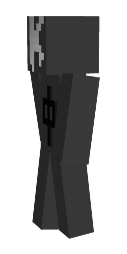Black skin: body, left side render