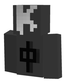 Black skin: bust render