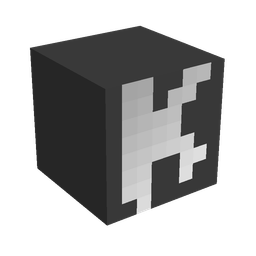 Black skin: head render