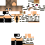 Black skin: raw texture render