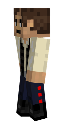 Black skin: body, left side render