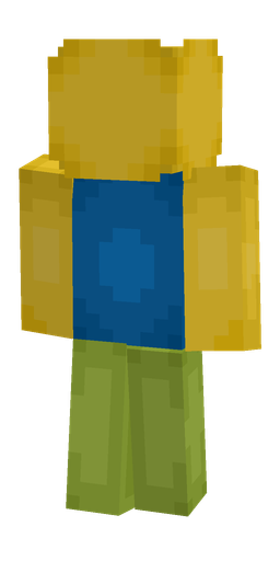 Blue skin: body, back render