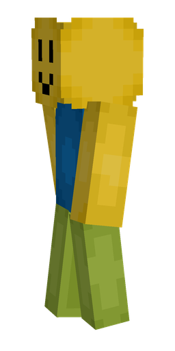 Blue skin: body, left side render