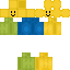 Blue skin: raw texture render
