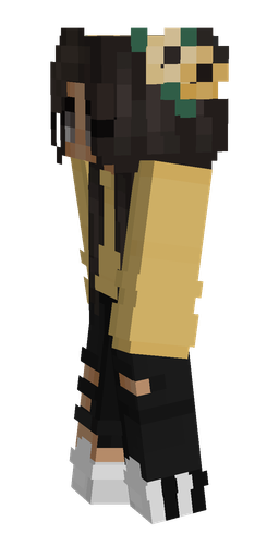 Black skin: body, left side render