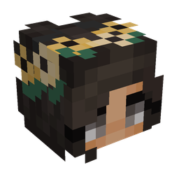 Black skin: head render