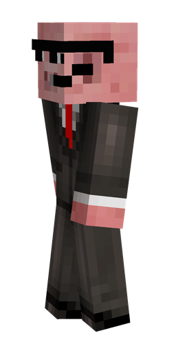 Black skin: body, left side render