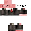 Black skin: raw texture render