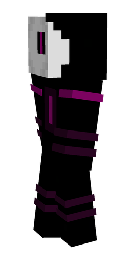 Black skin: body, left side render