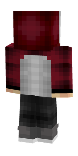 Black skin: body, back render