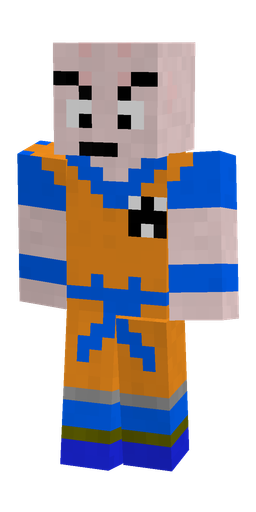 Blue skin: body, front render