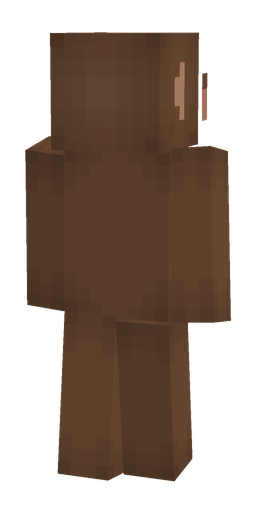Brown skin: body, back render