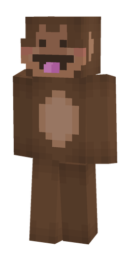 Brown skin: body, front render