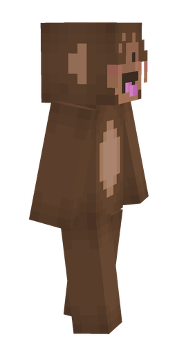 Brown skin: body, right side render