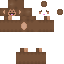 Brown skin: raw texture render
