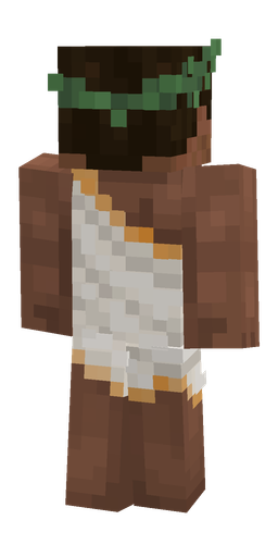 Brown skin: body, back render