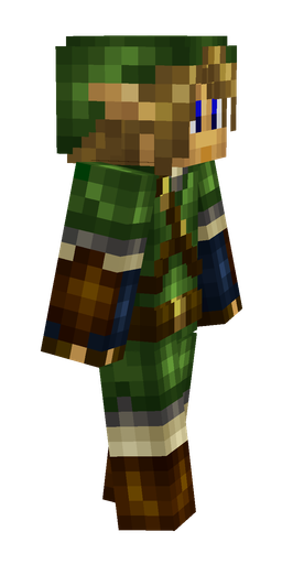 Black skin: body, right side render