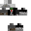 Black skin: raw texture render