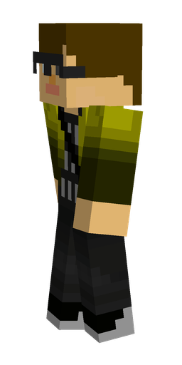 Black skin: body, left side render