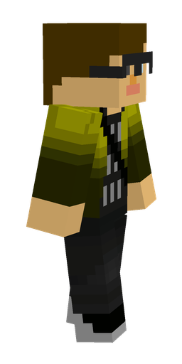 Black skin: body, right side render
