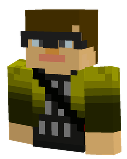 Black skin: bust render