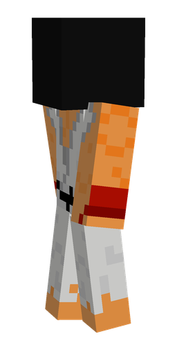 Black skin: body, left side render