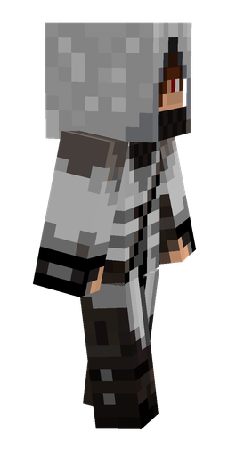 Black skin: body, right side render