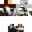 Black skin: raw texture render