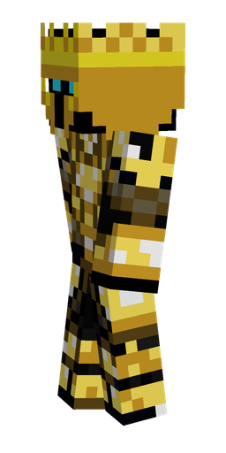 Black skin: body, left side render