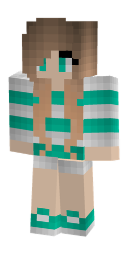 Blue skin: body, front render