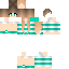 Blue skin: raw texture render