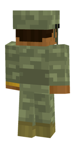 Classic skin: body, back render