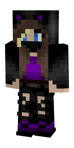 Black skin: body, front render
