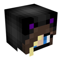 Black skin: head render