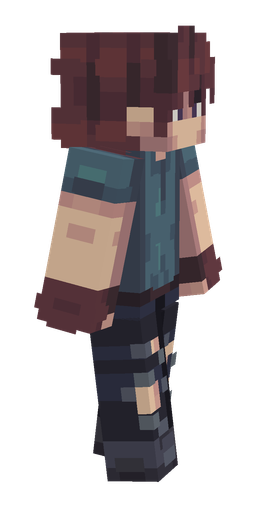 Black skin: body, right side render