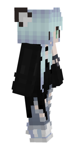 Black skin: body, right side render
