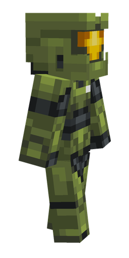 Black skin: body, right side render