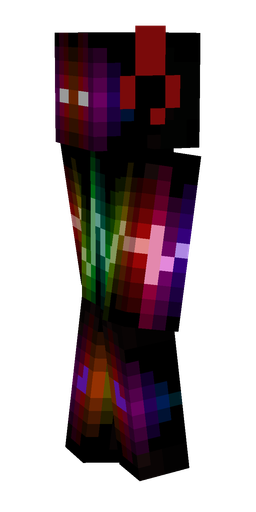 Black skin: body, left side render