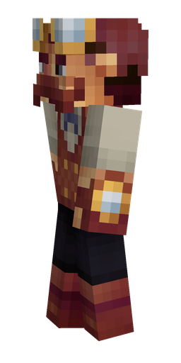 Black skin: body, left side render