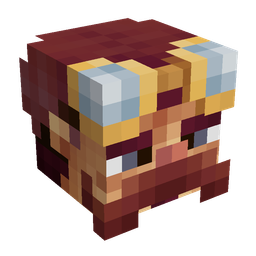 Black skin: head render