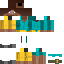 Blue skin: raw texture render