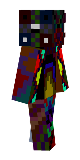 Black skin: body, right side render